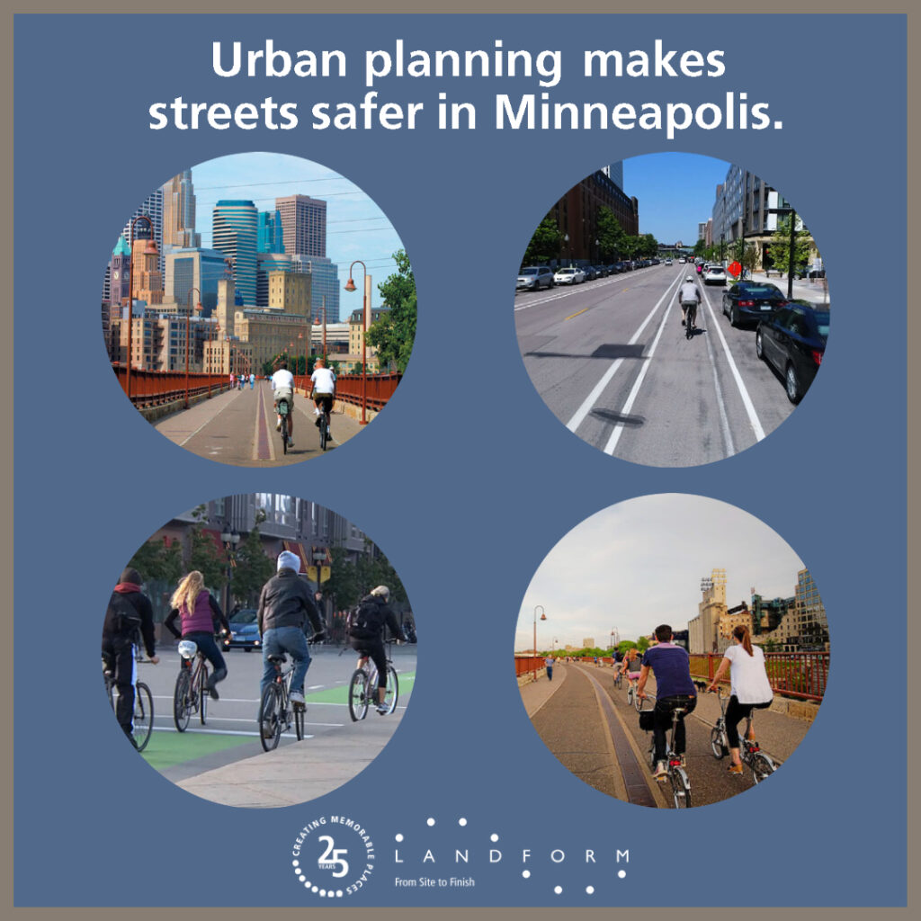 Bike Lanes Urban Planning Minneapolis Landform Urban Planner