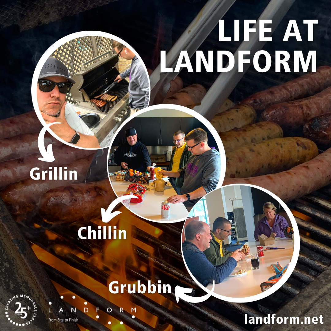 spring bbq at landform downtown minneapolis office